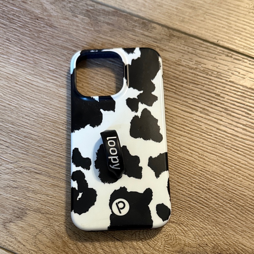 Loopy Case Cow Print Phone Cover
